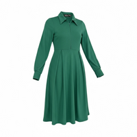 Utility Tunic Dress (Forest Green)