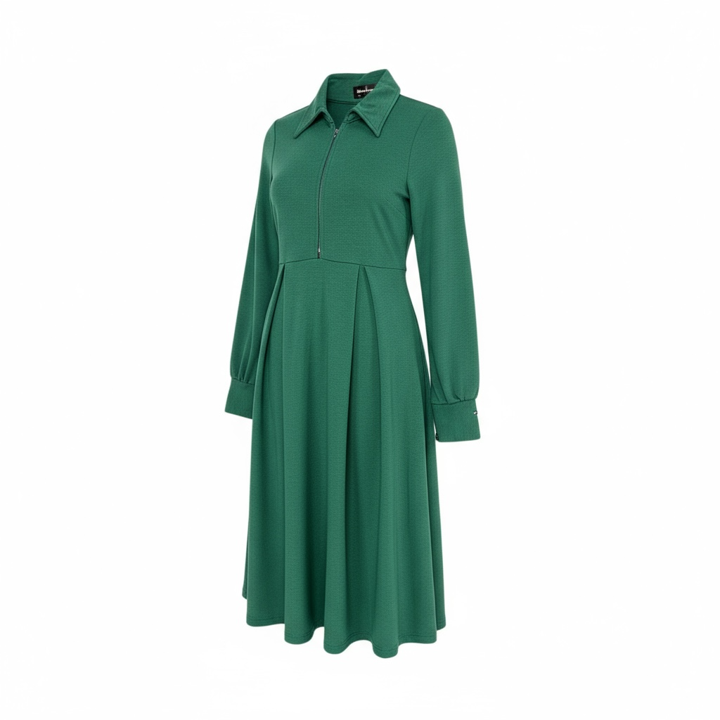 Utility Tunic Dress (Forest Green)